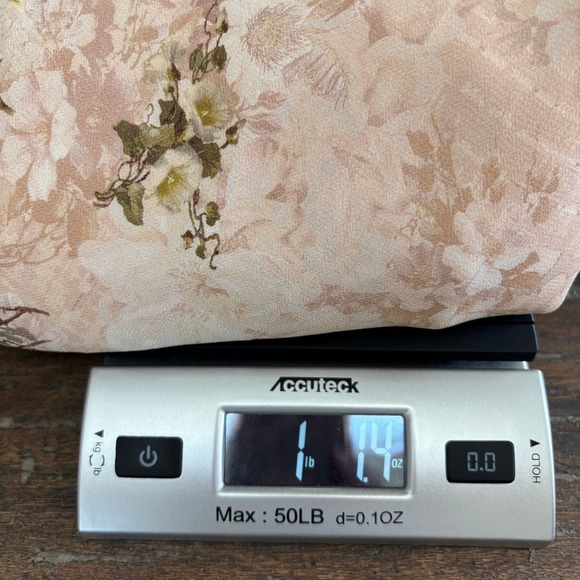 Sundance Floral Maxi XL Boho Fairycore Sleeveless Ruffle Asymmetrical Hem Blush - Picture 11 of 11